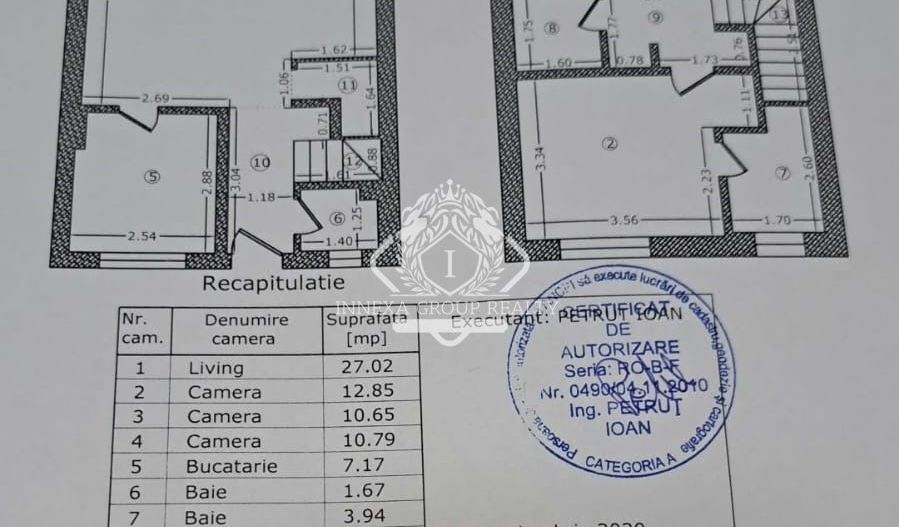 Casa-4 camere-3 bai-tearasa-2 locuri de parcare-curte | Ozana - Schiță 25