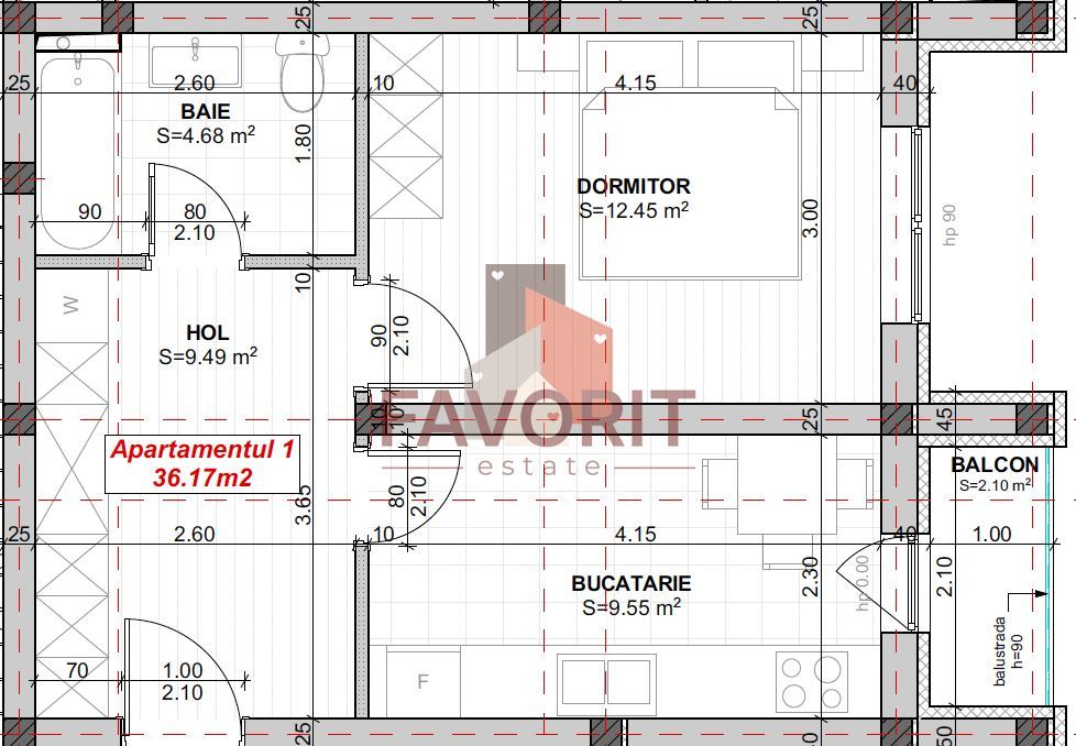 Disponibil imediat. Decomandat. Spatios - Poză 13