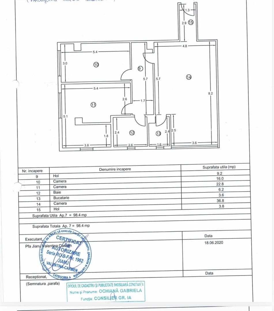 Apartament 3 camere de vanzare Zona Compozitorilor - Poză 13