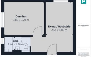 Apartament 1 cameră și dormitor separat, Torontal - Poză 5
