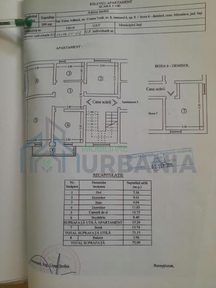 Apartament 3 camere decomandate în Valea Adâncă, lângă Hotel Capitol, cu boxă și 2 locuri de parcare - Poză 8