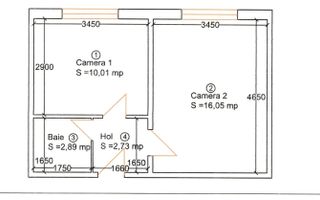 Apartament 1 camera Buziasului cu centrala - Poză 8