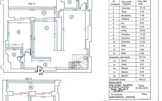 Duplex 5 camere 146mp etaj 11/12 bloc 2021 in zona Nerva Traian - Timpuri Noi - Schiță 20