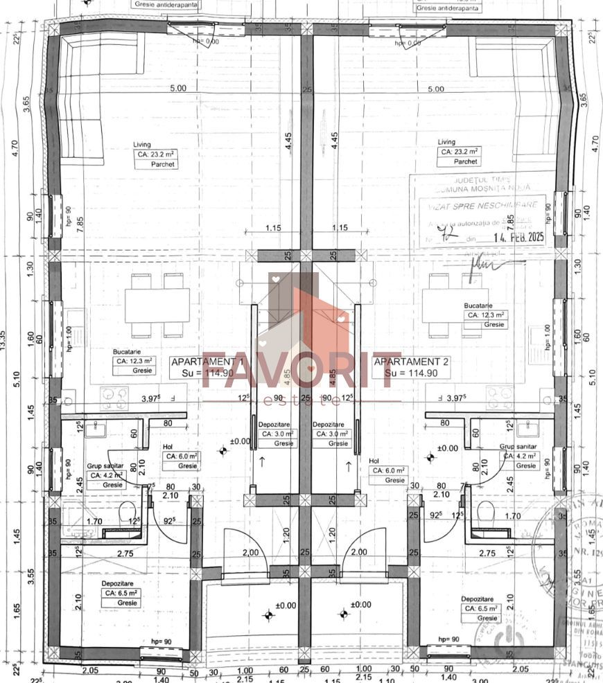 Duplex in Mosnita Noua | Finisaje la alegere | Langa Mcity | La Asfalt - Schiță 4