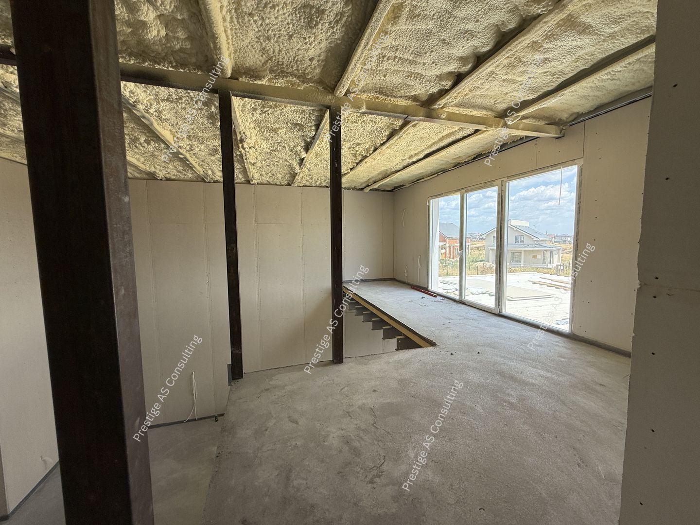 Vila moderna cu structura metalica, tehnologie NZEB si piscina | Giarmata - Poză 27