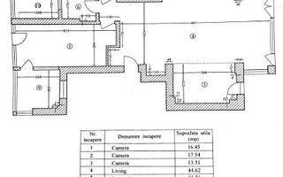 Inchiriere - apartament - 4 camere - Floreasca - Compozitori - Schiță 21
