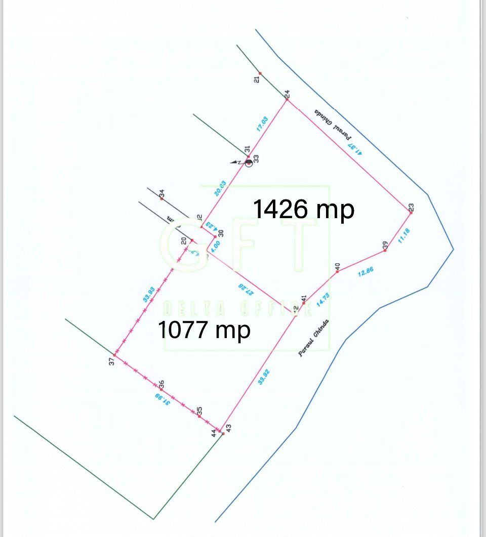 Teren intravilan 2503 mp cu utilitati-ideal casa-Ghinda - Poză 2