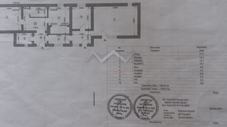 Casă pe parter + 550 mp teren + garaj 25 mp - Schiță 19