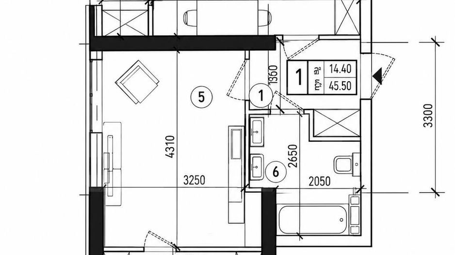 Vânzare, apartament, 1 camera, strada Nicolae Dimo, Durlesti - Poză 4