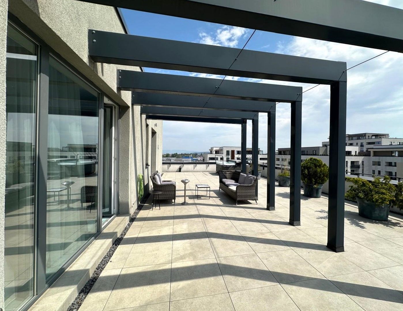 Vânzare penthouse LUX 4 camere cu terasa de 122 mp zona Coresi - Poză 5