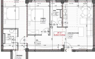Langa ESO. 73 mp. Bloc nou cu lift. - Schiță 12