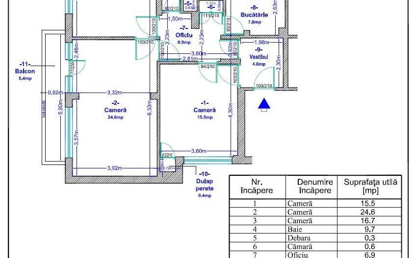 COMISION 0% - Apartament vila 3 camere 92,5mp Matei Basarab la 8min Pta Unirii - Poză 24
