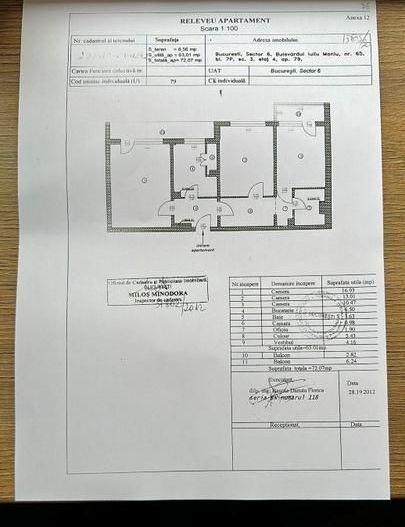 Apartament 3 camere de vânzare Gorjului - Poză 14