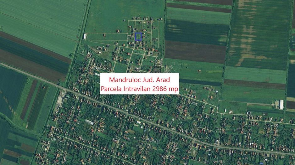 Teren intravilan rezidential de vânzare Manduloc, jud. Arad, - Poză 2