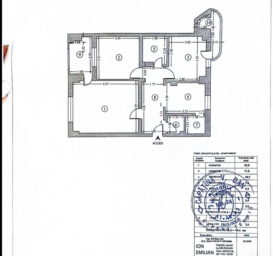 APARTAMENT 3 CAMERE | CENTRALA TERMICA | NERVA TRAIAN | METROU 12 MIN - Poză 12