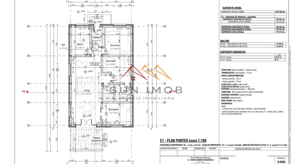 CASĂ NOUĂ P+M DE VÂNZARE | CORNU DE JOS | TEREN 1.242 MP - Poză 5