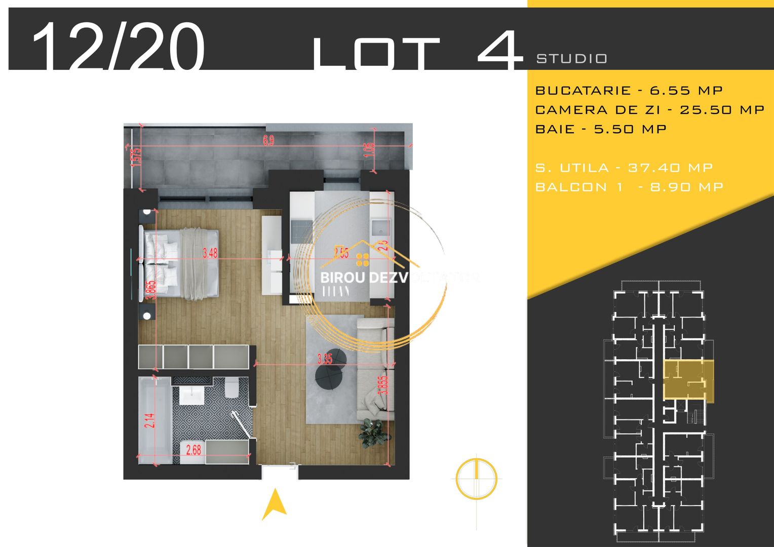 Investitie Metrou Teclu 15min Finsiaje premium Pallady ikea Titan - Poză 4