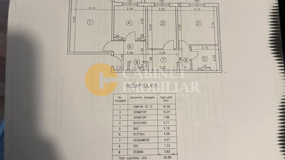 3 Camere Decomandat - Etaj 2  - Zona Galata/ Biserica Galbena - Poză 8