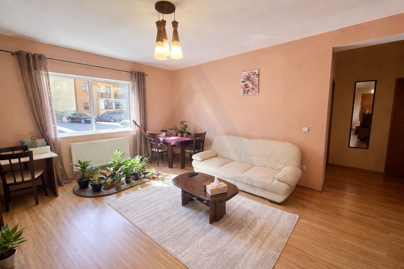 Apartament 2 camere parter 64 mp utili balcon 7 mp zona Selimbar - Poză 1