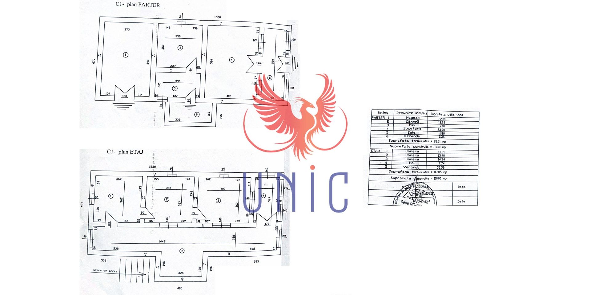 Conac Simnicul de sus Sat Cornet - Schiță 4
