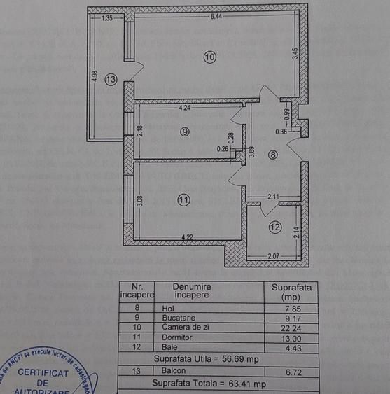 Apartament 2 camere , Cartierul Solar - Poză 2