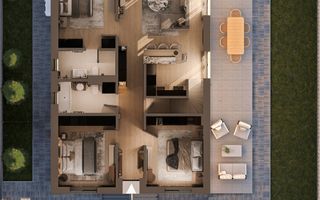 Casa construita cu alee individuala, 5 camere + mansarda locuibila - Poză 5