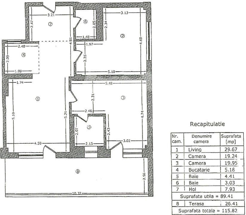 Apartament 3 camere Herastrau | Terasa 26mp - Poză 10