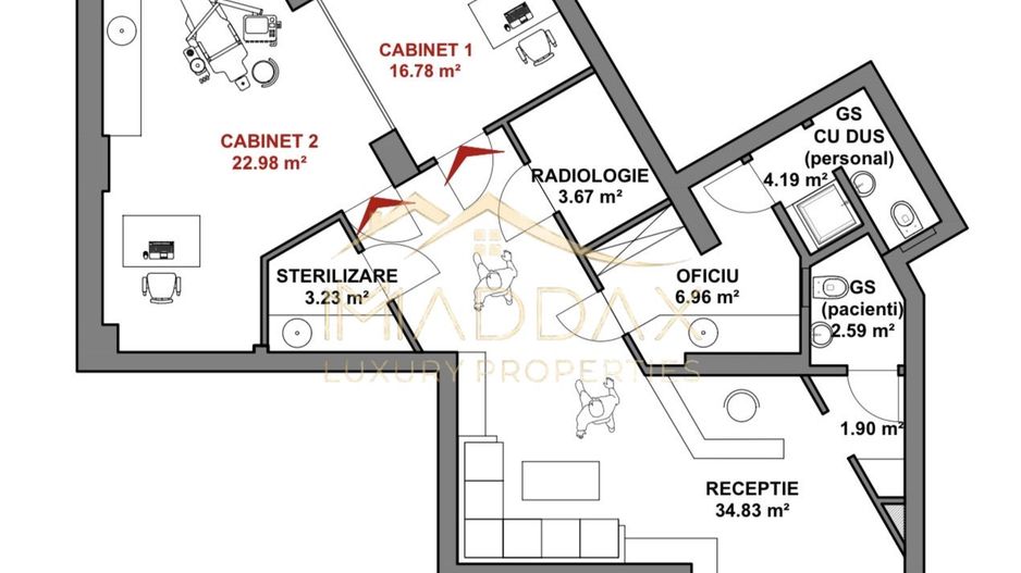 Spatiu comercial *105mp* / cabinet stomatologic / Sos. Nordului Herastrau - Schiță 46