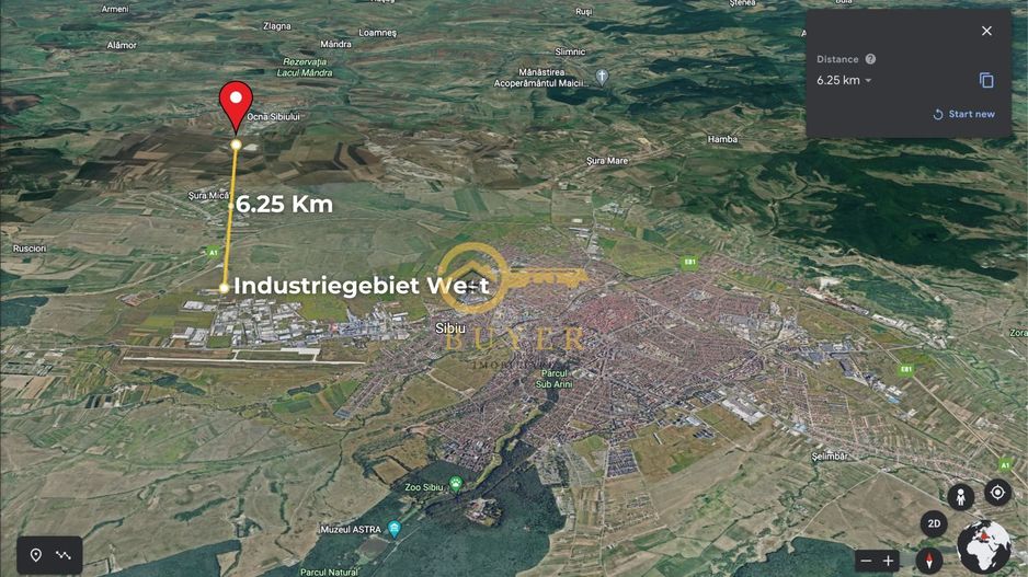 Teren intravilan cu PUZ aprobat pt hale industriale- Zona Sura Mica - Poză 9