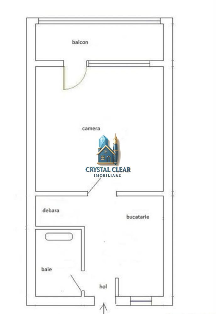 Apartament cu 1 cameră - cartier Tudor Vladimirescu, zona Rexo - Poză 11