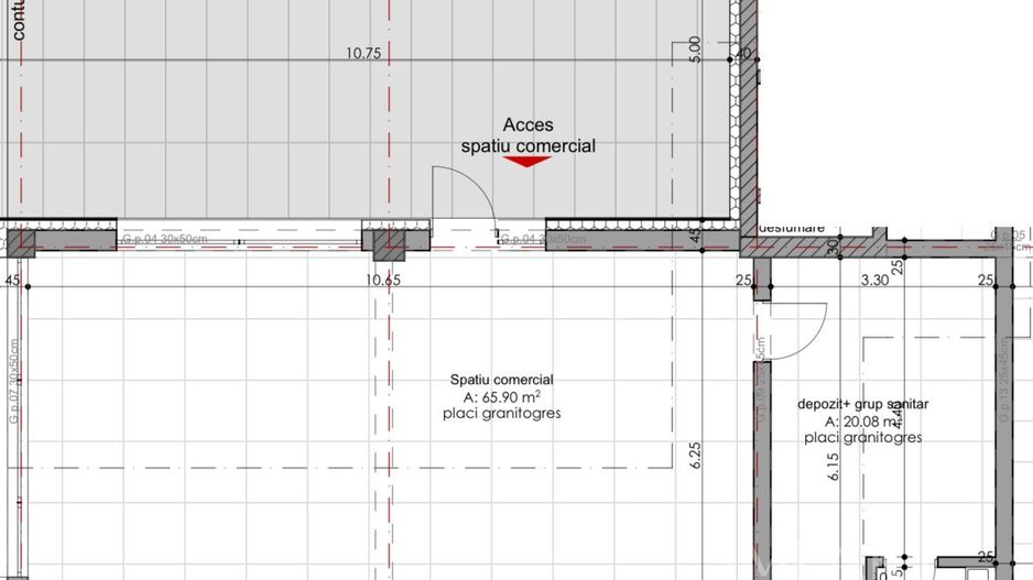 Spatiu comercial de 85 m2 Borhanci - Poză 1
