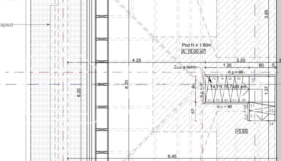 Duplex Modern cu 4 camere LA CHEIE, Zona Lidl, Cartierul Arhitectilor - Schiță 11