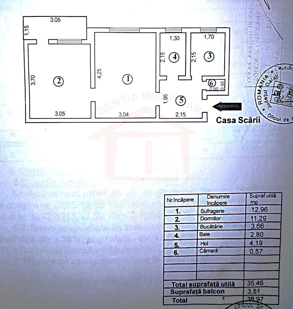 44.000 euro, APARTAMENT doua camere,  Micro19 - Poză 3