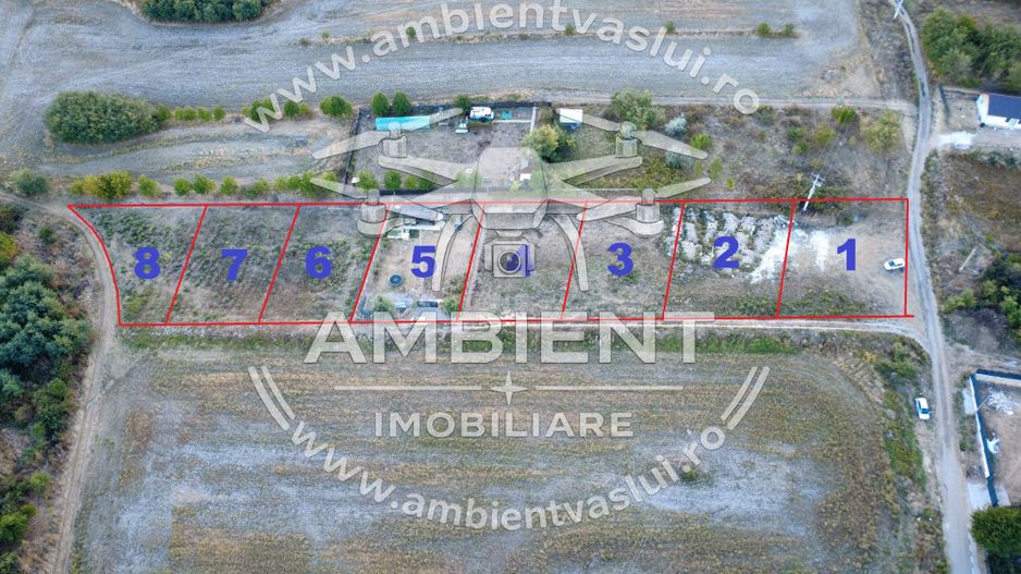 TEREN extravilan 800 mp, zona BRODOC; - Poză 1