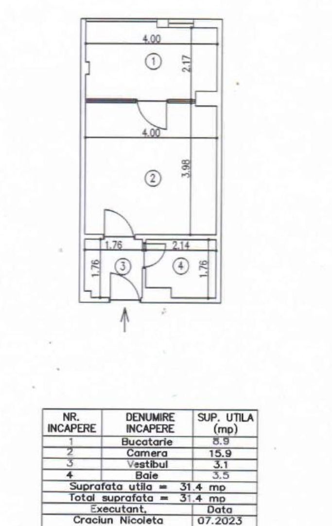 Garsonieră de vânzare | 31.4 mp | Militari - Poză 8