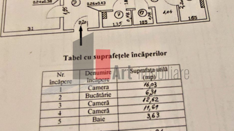 Apartament 3 camere de vanzare Bulevardul Basarabia -Arena Nationala - Poză 12