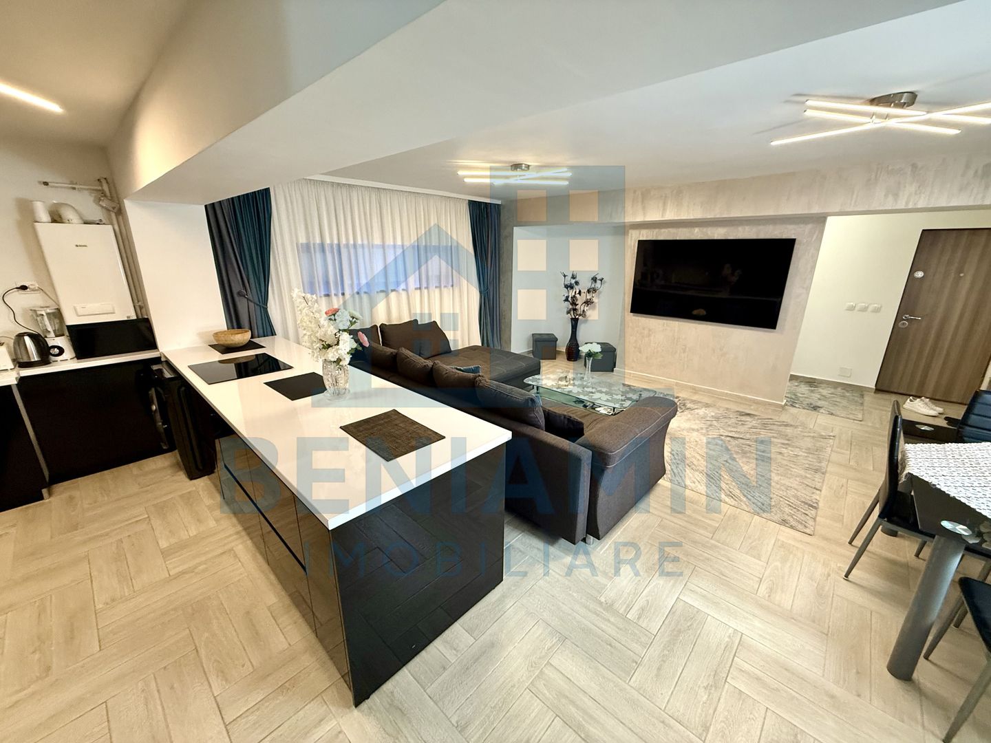 3 camere - 92mp - 2017 -mobilat -utilat - centrala - Gradina Botanica - Poză 2