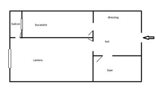 Apartament 1 camera, decomandat, 38 mp, str Calea Turzii - Poză 15