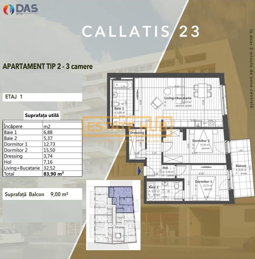 Apartament 3 camere zona deosebita | Comision 0% | CF - Poză 4