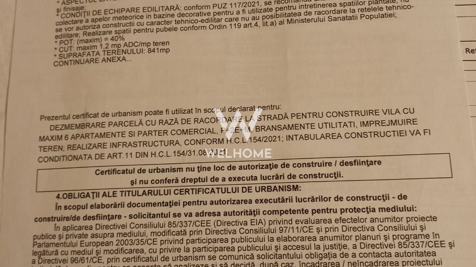 Teren intravilan constructii locuinte colective, Cisnadie - Sibiu - Poză 2