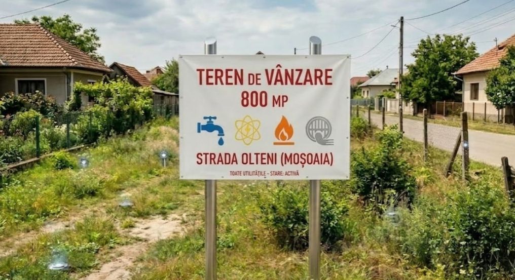 Teren 800 mp intravilan str. Olteni, Mosoaia, Arges - Poză 1