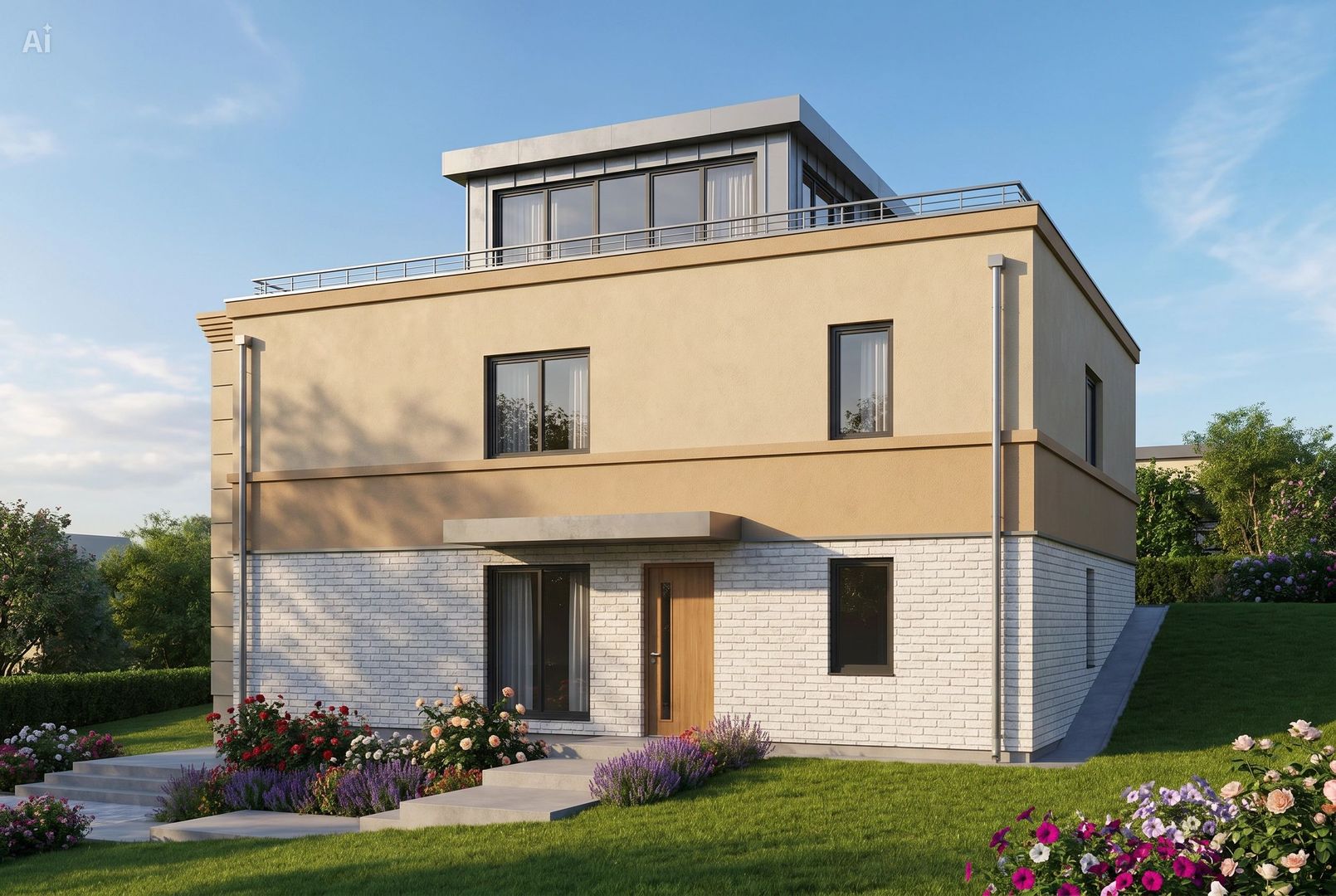 Duplex semifinisat, zona Vivo - Poză 1