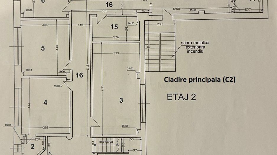 VATRA LUMINOASA -Agricultori | Cladire 1900mp din 2001 | Teren 1030mp - Schiță 6