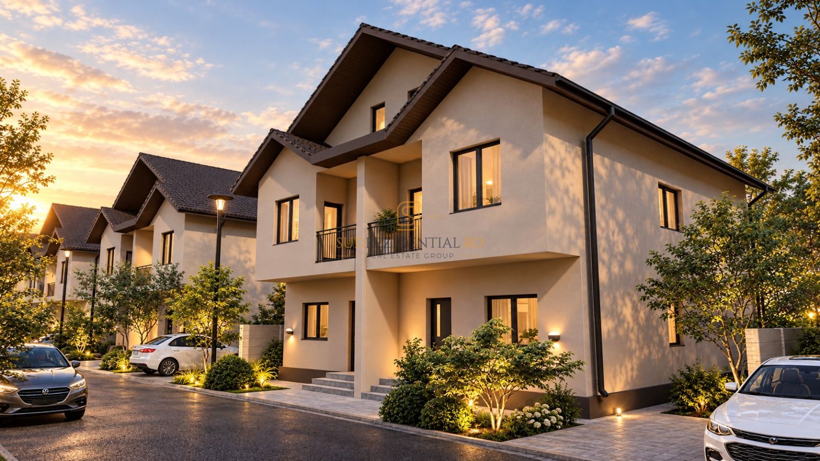 Duplex modern de vanzare, 4 camere - Gloriei Village, Bragadiru - Poză 1