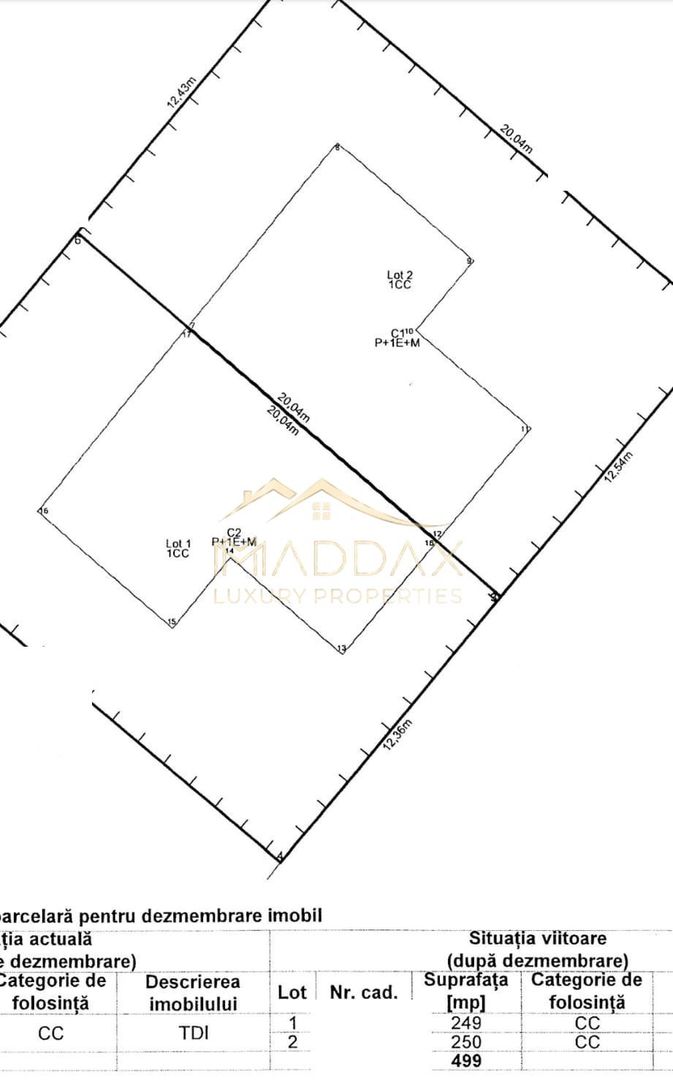 Vil de tip Duplex *P+1E+M* | 176 mp utili | mobilată complet | Chitila - Schiță 64