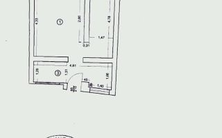 Casă ultracentrală, 4 camere + terasă, Piața Rosetti – Universitate - Schiță 7