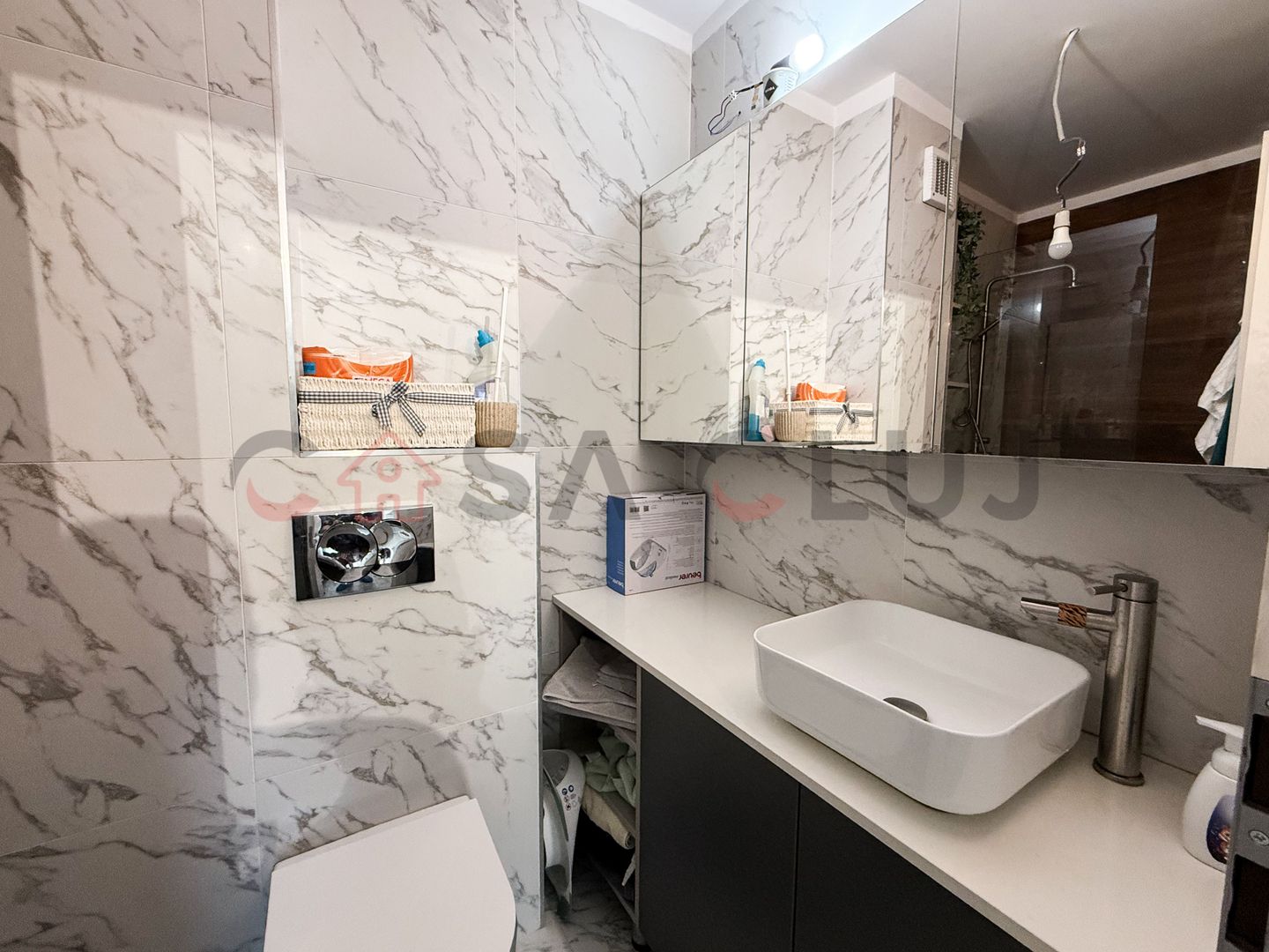 Apartament 3 camere la cheie, bloc nou, parcare! - Poză 9
