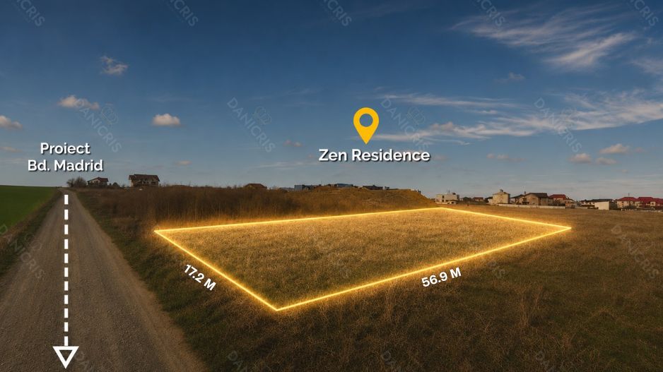 Teren intravilan 1.000 mp |  Zona Carrefour / Bd. Madrid | Comision 0% - Poză 4