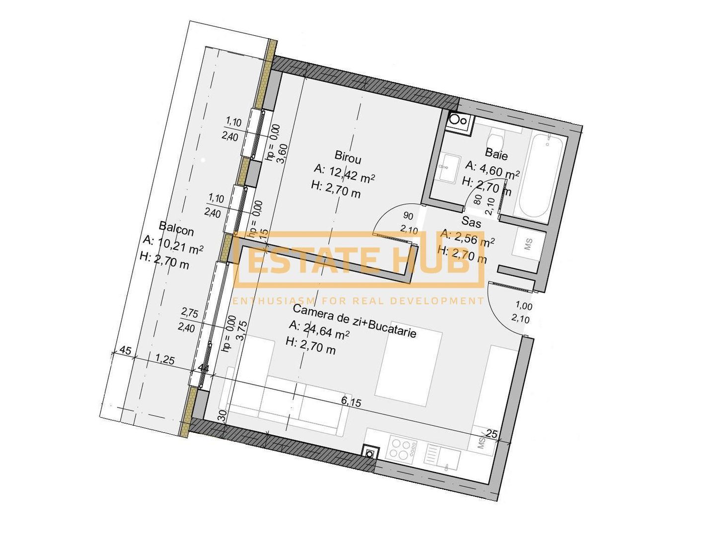 Traian 44 | 2 camere central | 0% comision - Poză 2