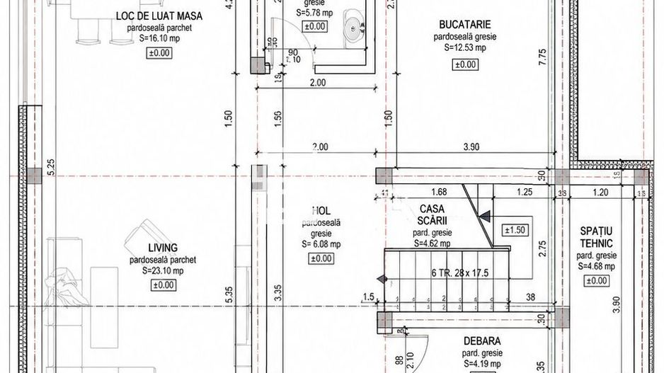 Casă individuală 130 mp utili, teren 277 mp - Sibiu – Gușterița, - Schiță 10